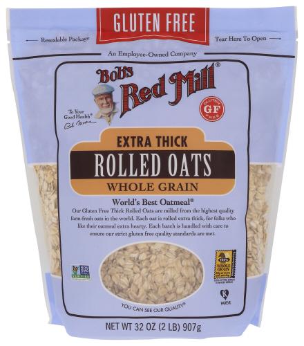 Bobs Red Mill Oats Rolled Xtra Thick - 32 Oz (4 Units)