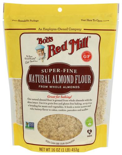 Bobs Red Mill Flour Almond Natural - 16 Oz (4 Units)