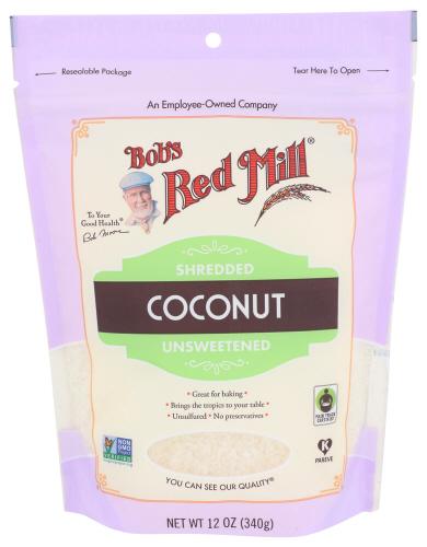 Bobs Red Mill Coconut Shredded - 12 Oz (4 Units)