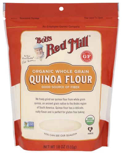 Bobs Red Mill Flour Quinoa Organic - 18 Oz (4 Units)