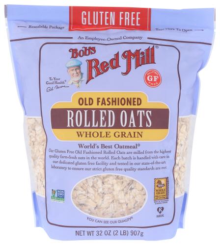 Bobs Red Mill Oats Rolled Old Fash - 32 Oz (4 Units)