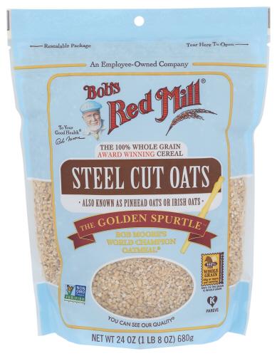 Bobs Red Mill Oats Steel Cut - 24 Oz (4 Units)