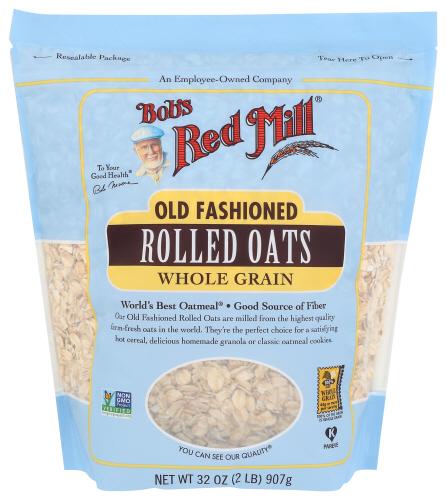 Bobs Red Mill Oats Rolled Reg Old Fshnd - 32 Oz (4 Units)