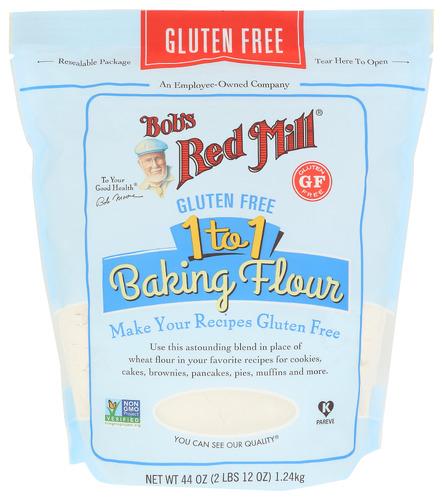 Bobs Red Mill Baking Flour 1-To-1 - 44 Oz (4 Units)