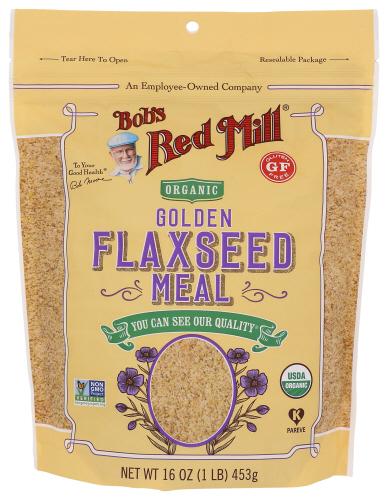Bobs Red Mill Flaxseed Meal Golden Organic - 16 Oz (4 Units)