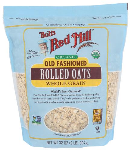 Bobs Red Mill Oats Rolled Old Fshnd Organic - 32 Oz (4 Units)