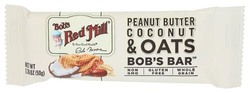 Bobs Red Mill Bar Oat Peanut Butter Coconut - 1.76 Oz (12 Units)