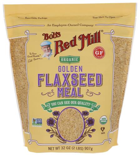 Bobs Red Mill Flaxseed Meal Golden Organic - 32 Oz (4 Units)