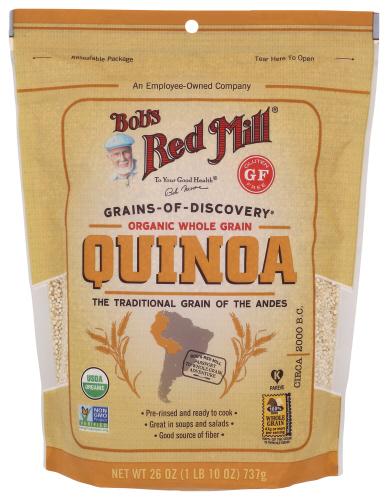 Bobs Red Mill Quinoa White Organic - 26 Oz (4 Units)