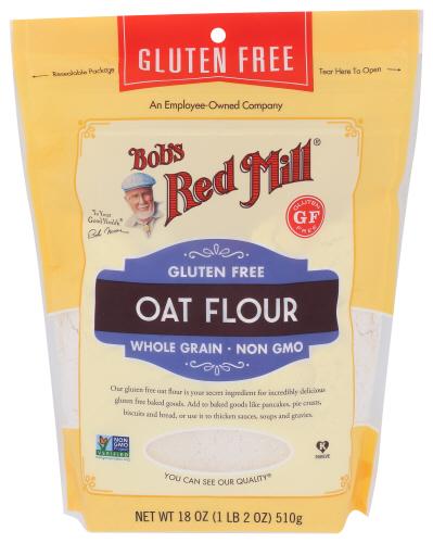 Bobs Red Mill Flour Oat - 18 Oz (4 Units)