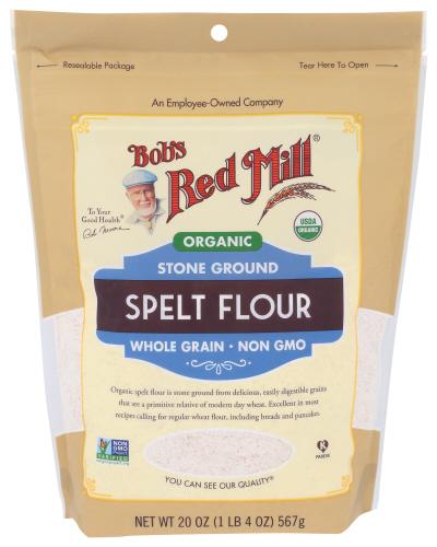 Bobs Red Mill Flour Spelt Organic - 20 Oz (4 Units)