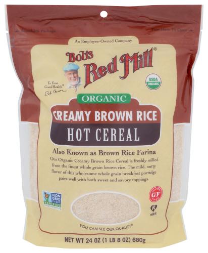 Bobs Red Mill Cereal Brown Rice Hot Organic - 24 Oz (4 Units)