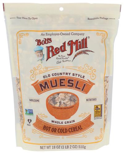 Bobs Red Mill Cereal Muesli - 18 Oz (4 Units)