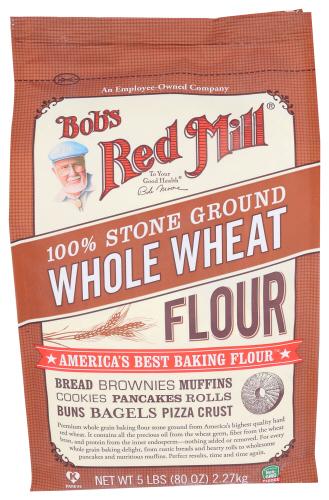 Bobs Red Mill Flour Whl White - 5 Lb (4 Units)