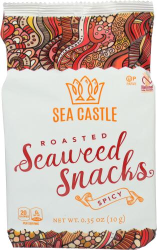 Sea Castle Seaweed Roasted Spicy - 0.35 Oz (12 Units)