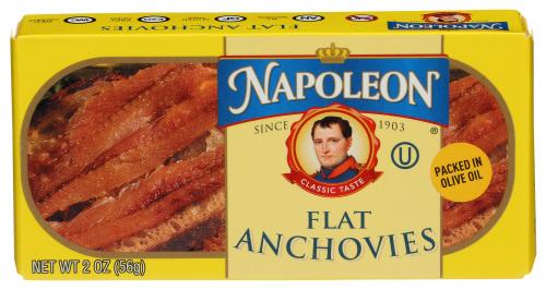 Napoleon Anchovy Flat - 2 Oz (25 Units)