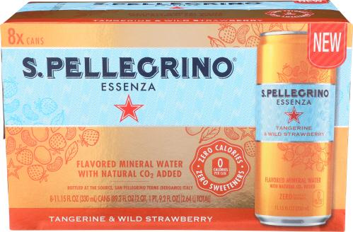 San Pellegrino Water Esnza Tang Strw 8Pk - 89.26 Fo (3 Units)