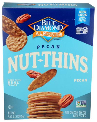 Blue Diamond Cracker Nut Thin Pecan - 4.25 Oz (12 Units)