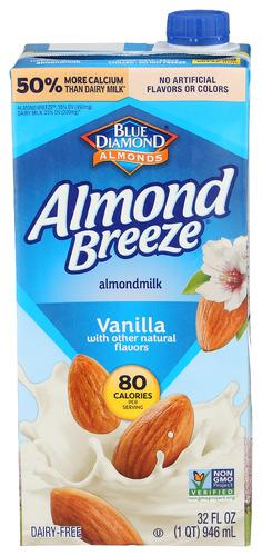 Blue Diamond Bev Almond Breeze Vanilla - 32 Fo (12 Units)