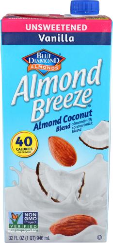 Blue Diamond Bev Almond Coconut Vanilla Unsweetened Bln - 32 Fo (12 Units)