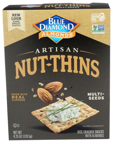 Blue Diamond Cracker Nut Thin Mltseed - 4.25 Oz (12 Units)