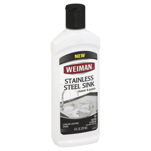 Weiman Cleaner Sink Stnlss Steel - 8 Oz (6 Units)