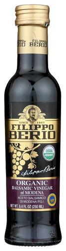 Filippo Berio Vinegar Balsamic Organic - 8.4 Fo (6 Units)