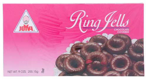 Joyva Jelly Ring Chocolate Covered Rsp - 9 Oz (12 Units)