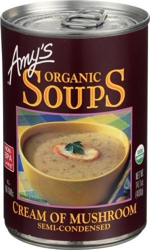 Amys Soup Crm Mushrm Organic - 14.1 Oz (12 Units)