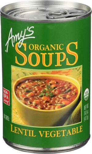 Amys Soup Lentil Vegetable Organic - 14.5 Oz (12 Units)