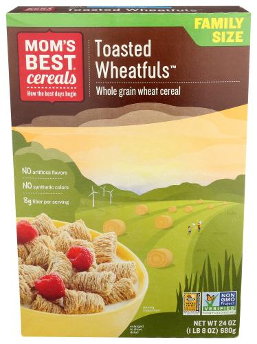 Moms Best Cereal Tstd Wheatfuls - 23 Oz (12 Units)