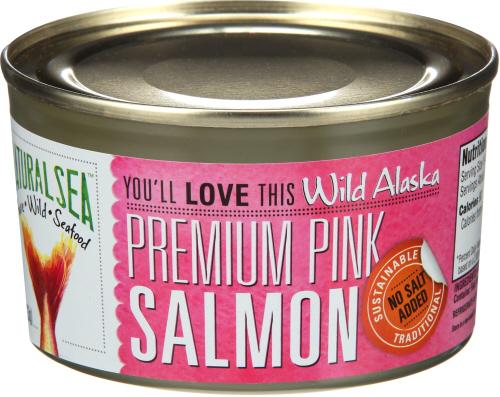 Natural Sea Salmon Pink Prem Ak - 7.5 Oz (12 Units)