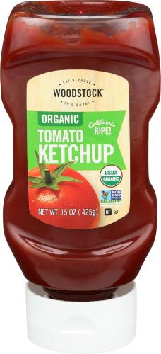 Woodstock Ketchup Tomato Organic - 12 Oz (16 Units)