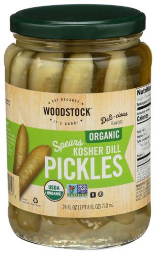 Woodstock Pickle Dill Spear Or - 24 Oz (6 Units)