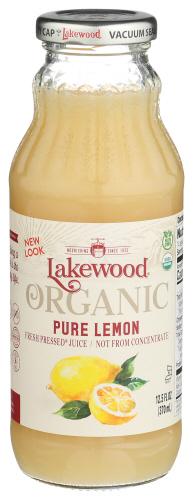 Lakewood Juice Lemon Pure Organic - 12.5 Fo (12 Units)