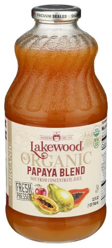 Lakewood Juice Papaya Organic - 32 Fo (6 Units)
