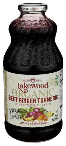 Lakewood Juice Beet Gnge Trmrc Organic - 32 Fo (6 Units)