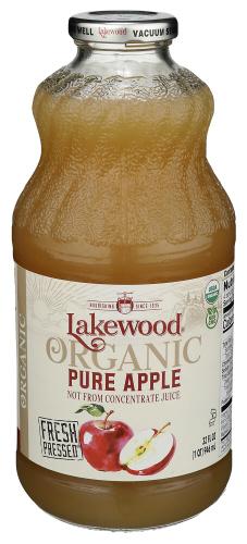 Lakewood Juice Apple Pure Organic - 32 Fo (6 Units)