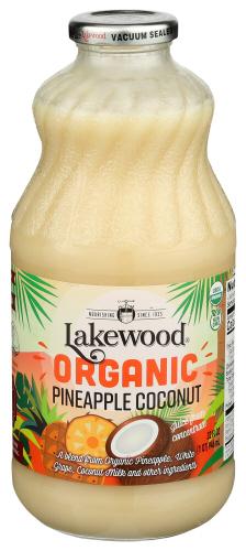 Lakewood Juice Pineapple Coconut Organic - 32 Fo (6 Units)