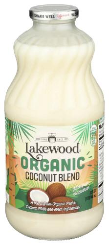 Lakewood Juice Coconut Milk Organic - 32 Fo (6 Units)