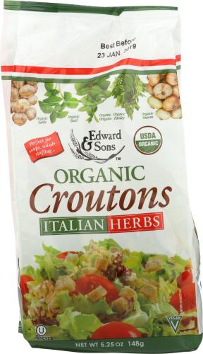 Edward & Sons Crouton Ital Herb Organic - 5.25 Oz (6 Units)