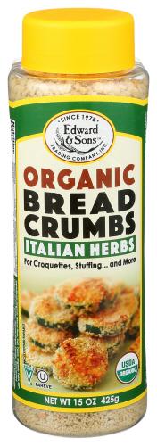 Edward & Sons Breadcrumb Ital Organic - 15 Oz (6 Units)
