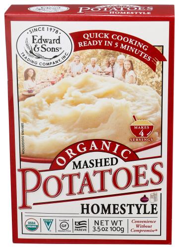 Edward & Sons Mix Mshd Potato Hm Style Organic - 3.5 Oz (6 Units)