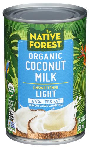 Native Forest Coconut Milk Lite Organic - 13.5 Fo (12 Units)