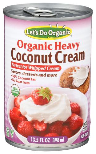 Lets Do Organics Cream Coconut Hvy 30 Fat - 13.5 Oz (12 Units)