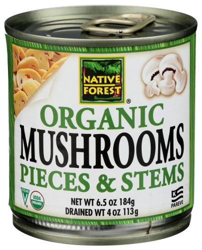 Native Forest Mushroom Stem & Pcs - 4 Oz (12 Units)