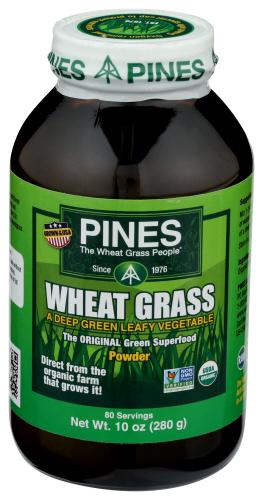 Pines Wheat Grass Wheat Grass Powder Organic - 10 Oz (1 Units)