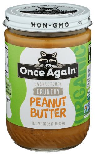 Once Again Butter Peanut Crunchy Organic - 16 Oz (6 Units)