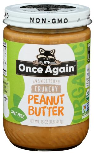 Once Again Butter Peanut Crunch Ns Organic - 16 Oz (6 Units)