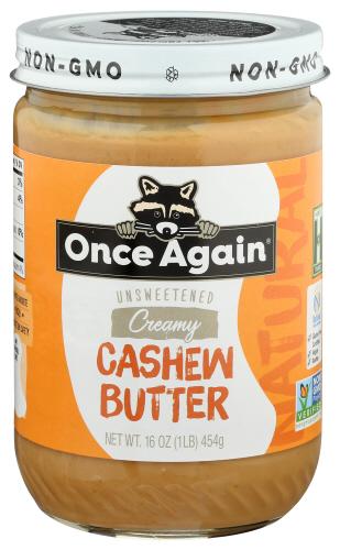 Once Again Butter Cashew Ns - 16 Oz (1 Units)